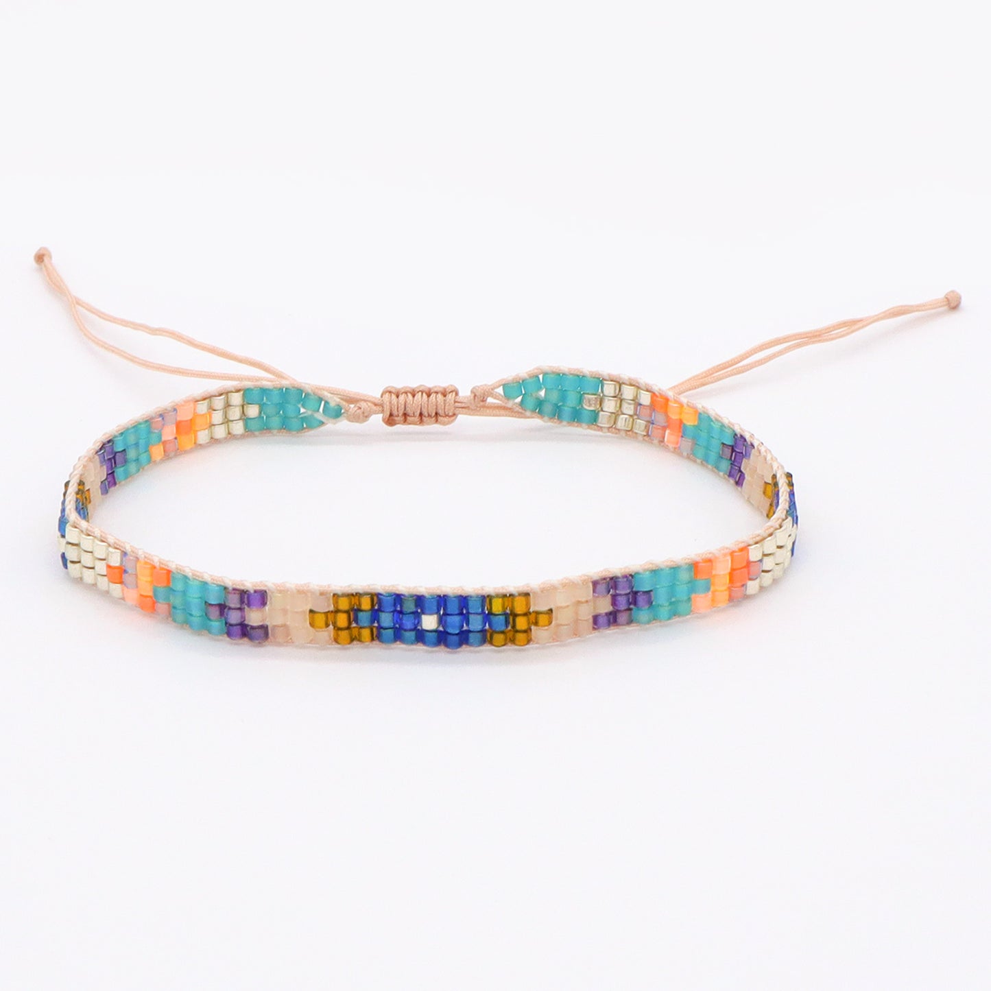 New Colorful Miyuki Jewelry Multicolor Beads bracelet bangle Fashion adjustable Handmade Custom Woven Miyuki boho Bracelet