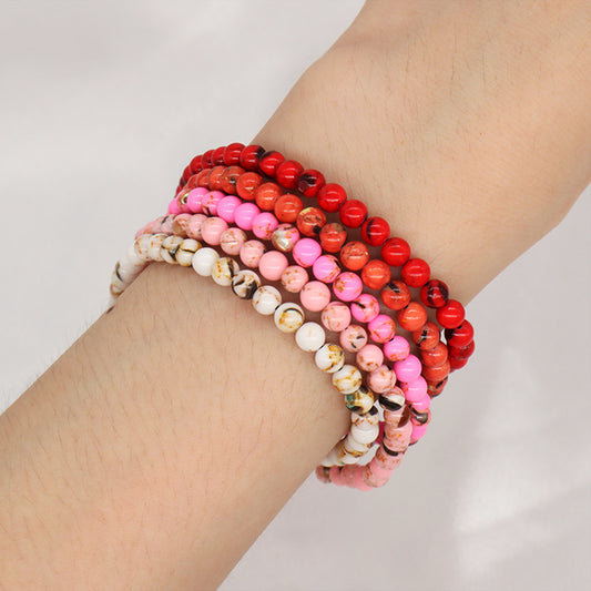 New Arrival Customized Fashion Handmade Adjustable Cord Braided Macrame 4mm Natural Colorful Jade Beads Bracelet For Women Men