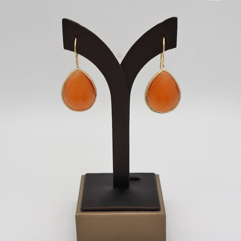 Summer opal natural stone earrings for ladies