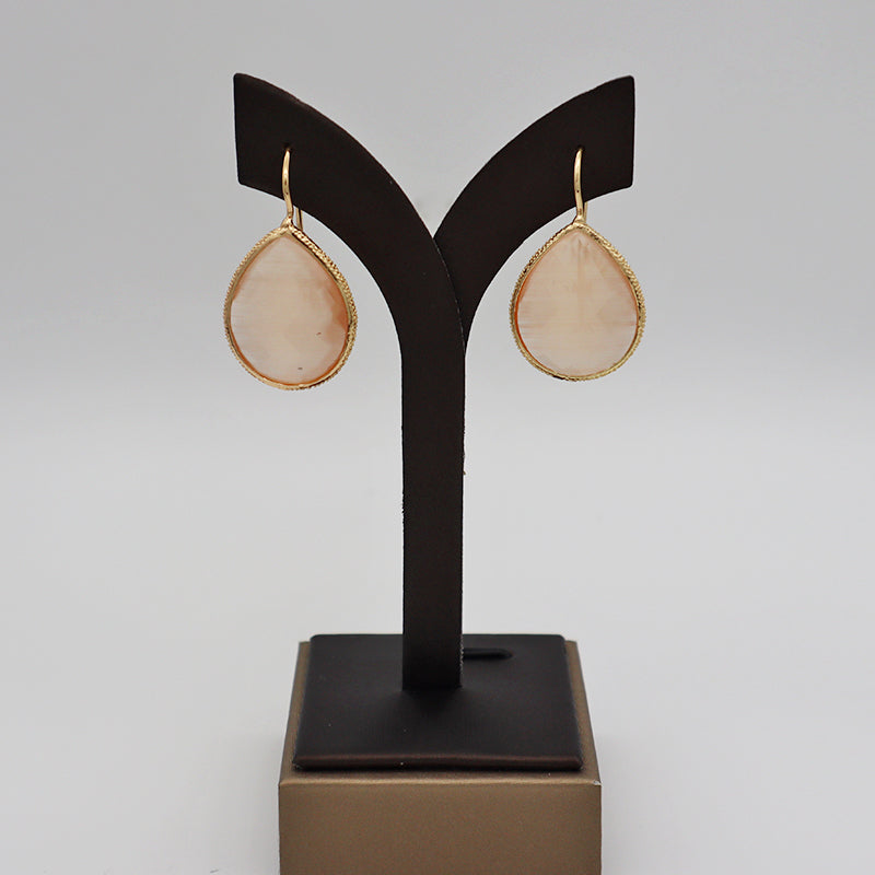 Summer opal natural stone earrings for ladies