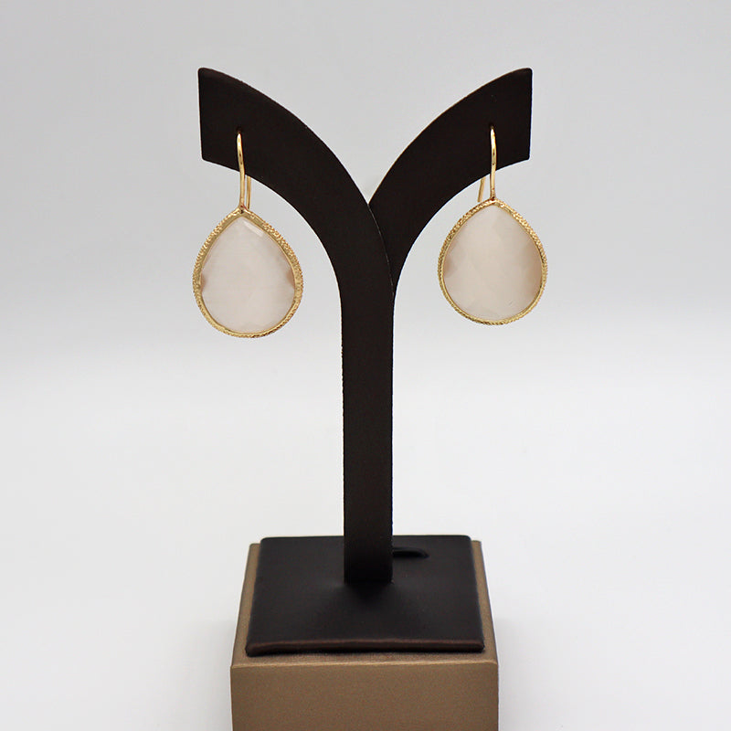 Summer opal natural stone earrings for ladies