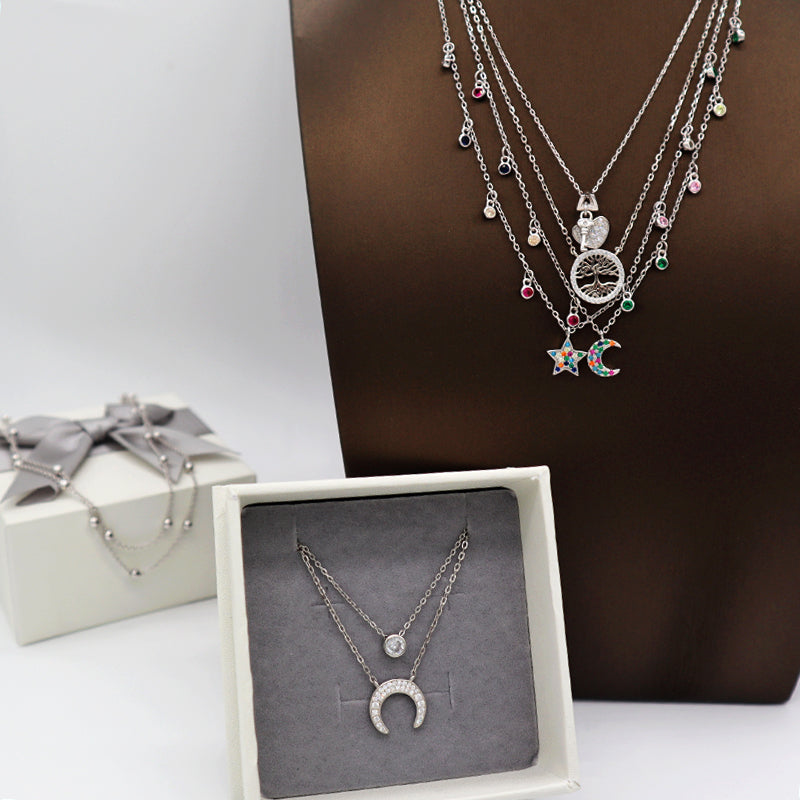 Sterling Silver 925 Custom Design OEM ODM Jewelry Necklace Manufacturer