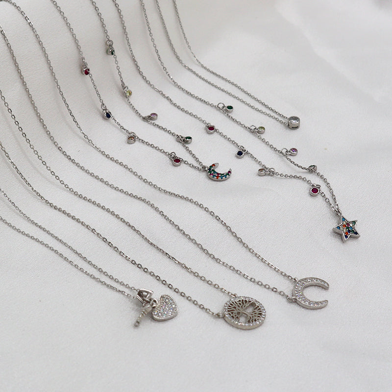 Sterling Silver 925 Custom Design OEM ODM Jewelry Necklace Manufacturer