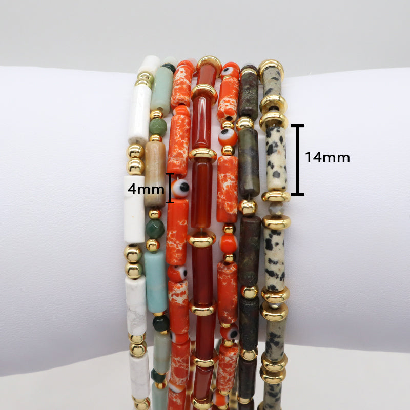 Wholesale Variouis Manufacture China Factory OEM Handmade Custom Evil Eyes Natural Stone Beads Necklace For Men Women Jewelry